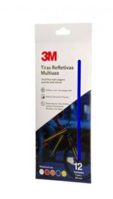 CINTA REFLECTIVA 3M MULTIUSO 12UNID 7X145MM *AZUL*