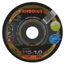DISCO CORTE METAL/INOX RHODIUS TOP 115 X 1,0 X 22,23 - XT10 206162