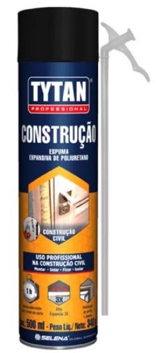 ESPUMA DE POLIURETANO P / CONSTRUCCION TYTAN 500ML TY-40281