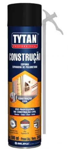 ESPUMA DE POLIURETANO P/ CONSTRUCCION TYTAN 500ML TY-40281