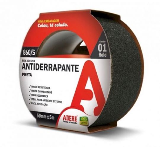 CINTA ANTIDESLIZANTE NEGRA ADERE 860 /S 50MM X 5M