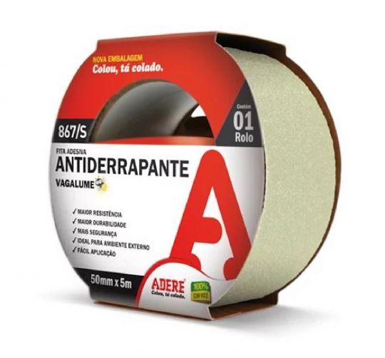 CINTA ANTIDESLIZANTE VAGALUME ADERE 867 /S 50MM X 5M