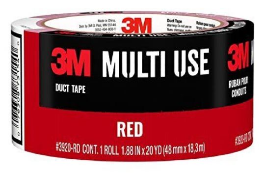 CINTA AMERICANA 3M DUCT TAPE 3920 48MM X 18,2M ROJO