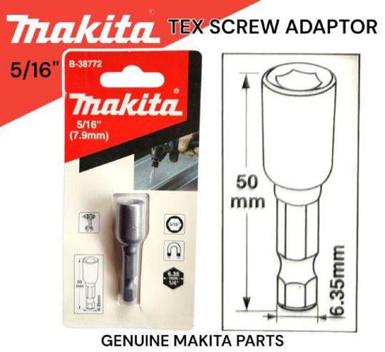 LLAVE MAGNETICA 5 /16 X 50MM MAKITA B-38772