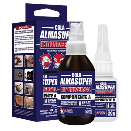 ADHESIVO ALMASUPER KIT UNIVERSAL 50ML+20G