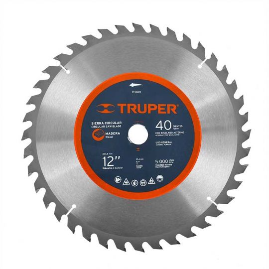 SIERRA CIRCULAR TRUPER P / MADERA 12-300MM 40D - 18311