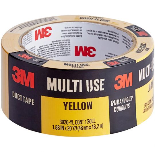 CINTA AMERIANA 3M DUCT TAPE 3920 48MM X 18,2M AMARILLO