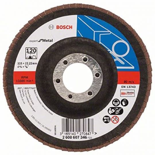 DISCO FLAP BOSCH 4.1 /2 GRANO 120 - 2608607346