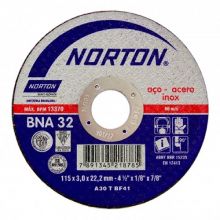 DISCO CORTE METAL NORTON 115 X 3,0 X 22,2MM BNA32