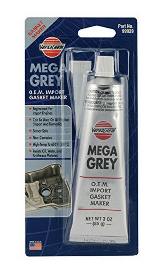 SILICONA ALTA TEMP MEGA GREY VERSACHEM GRIS 85G #99939