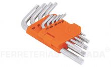 JUEGO LLAVE TORX TRUPER 9PZ (T10-T50) 15554