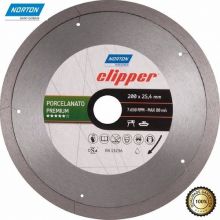 DISCO DIAMANTADO PORCELANATO NORTON CLIPPER 200 X 25,4MM