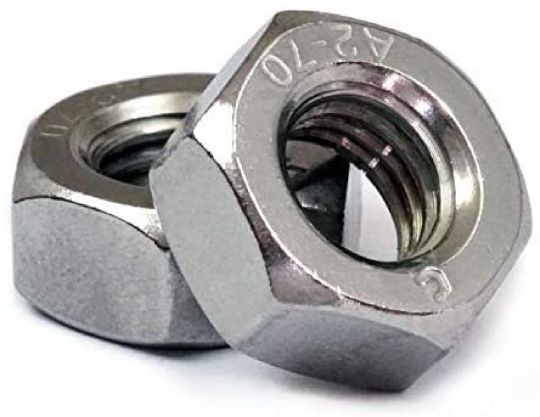 TUERCA HEXAGONAL INOX METRICA